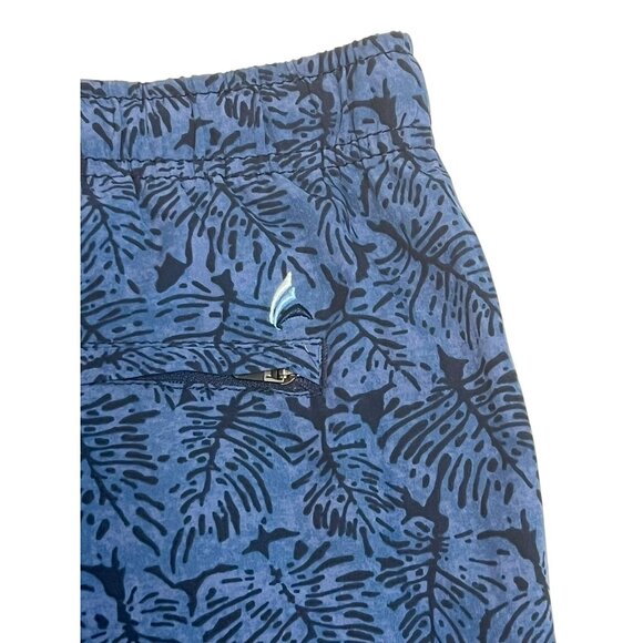Tailor Vintage Shorts Mens Large Leaf Print PURE teccool Drawstring Swim Trunks - Picture 11 of 16